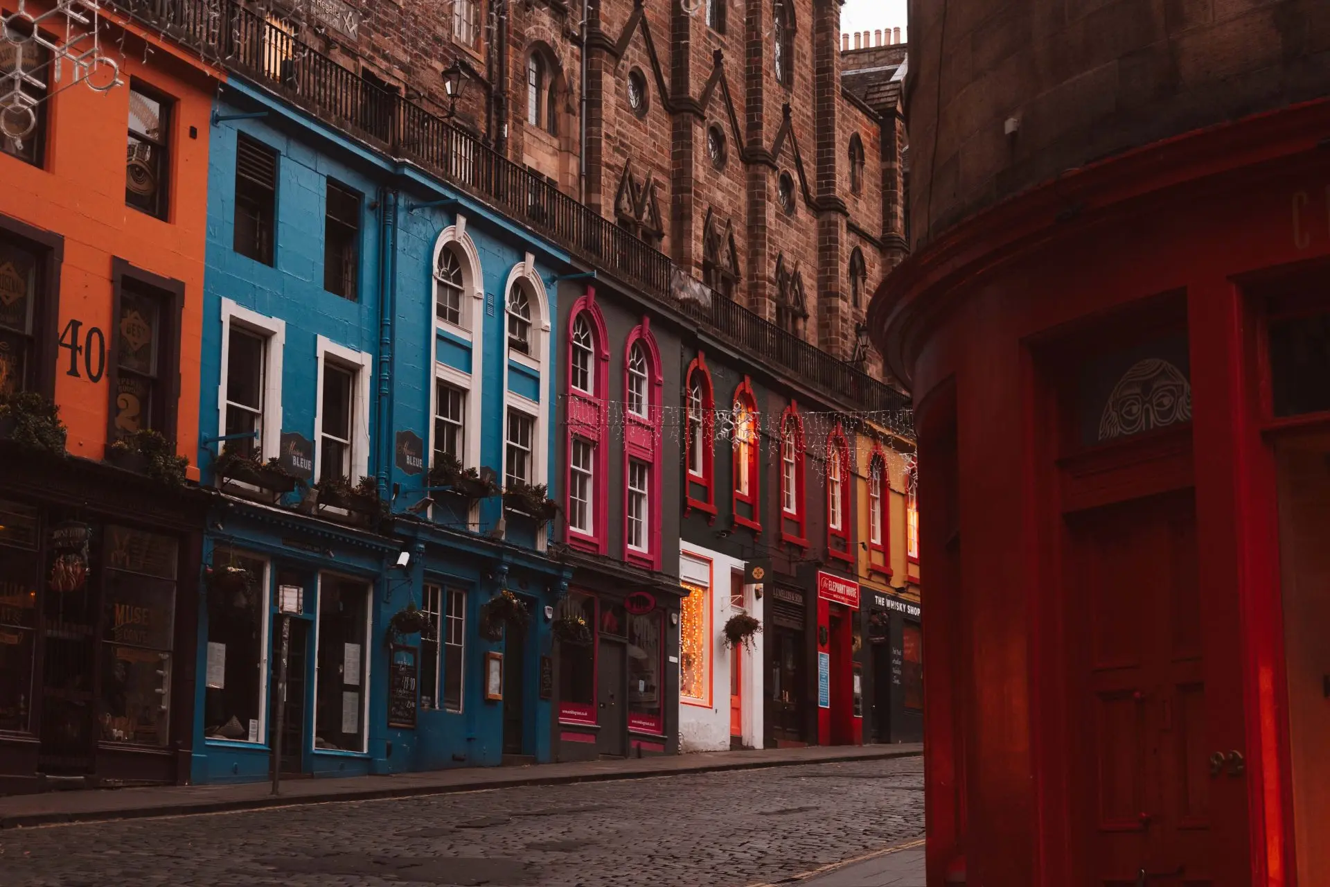 Victoria Street in Edinburgh