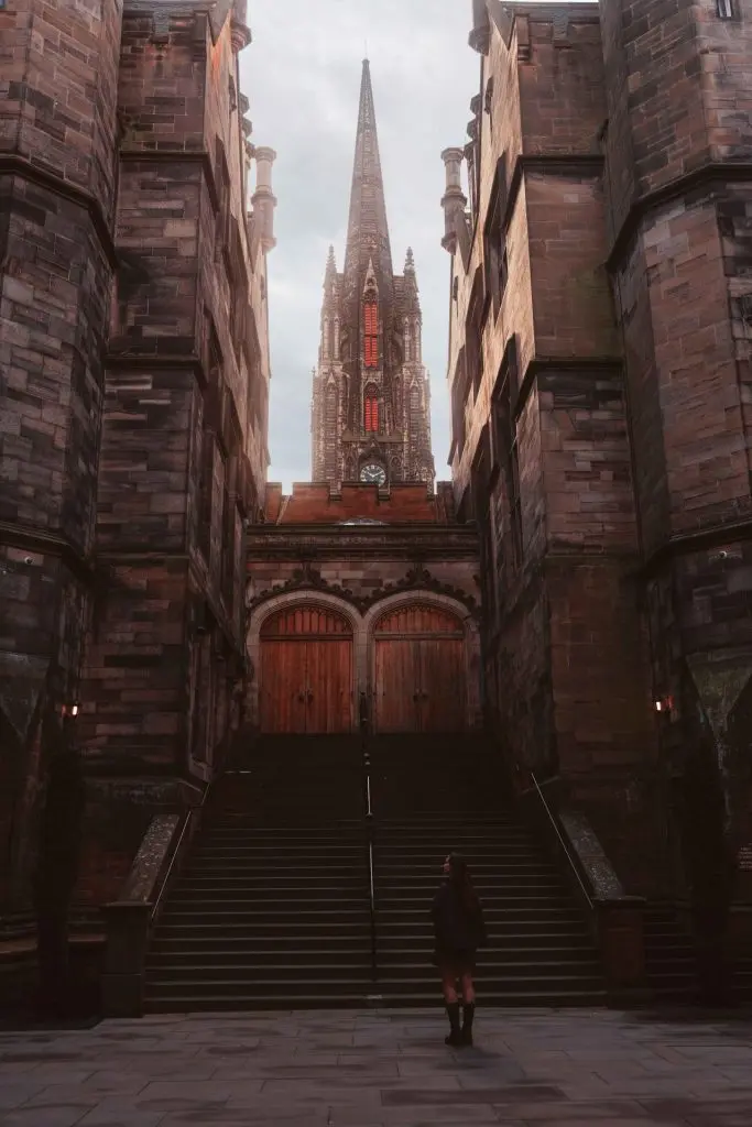 Hall of New College in Edinburgh