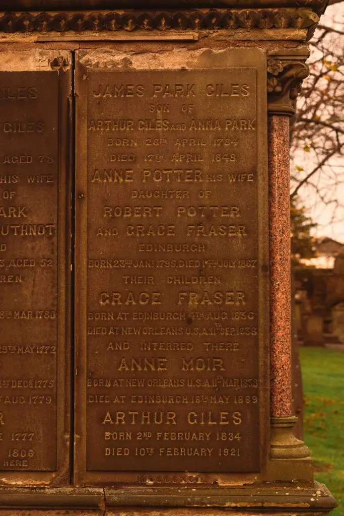 Greyfriars Kirkyard in Edinburgh