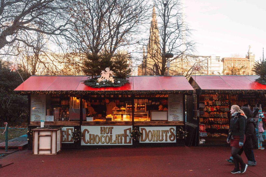 Edinburgh’s Winter Festival hot chocolate