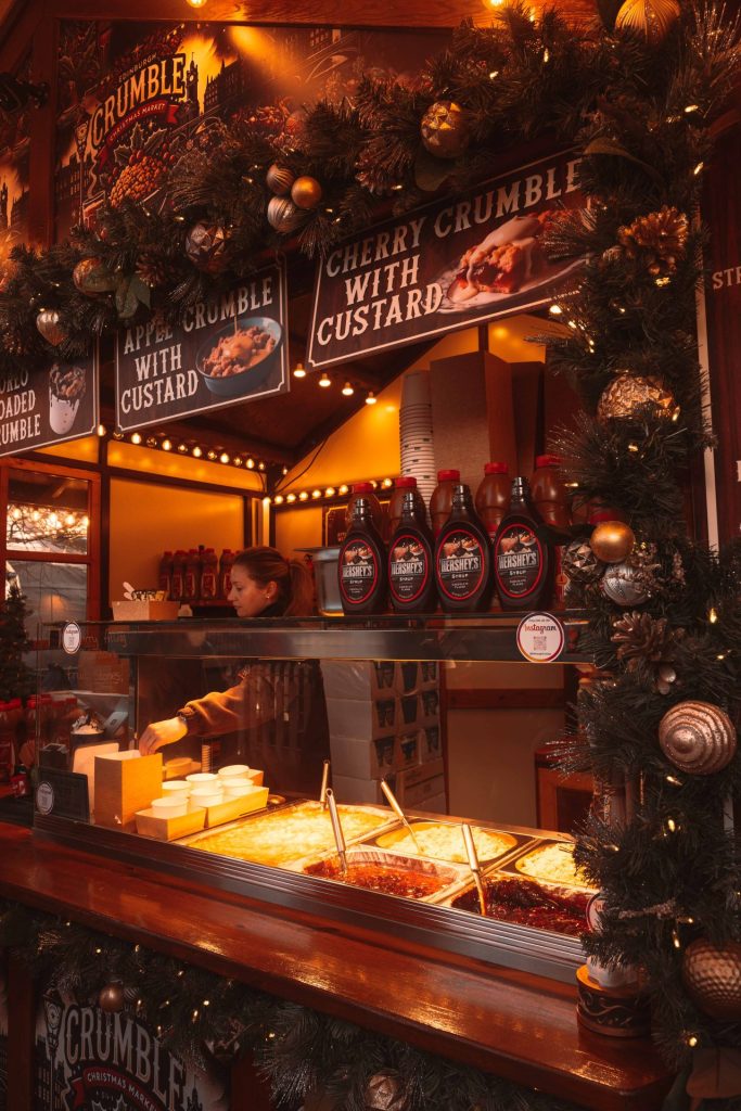 what to eat in edinburgh christmas market