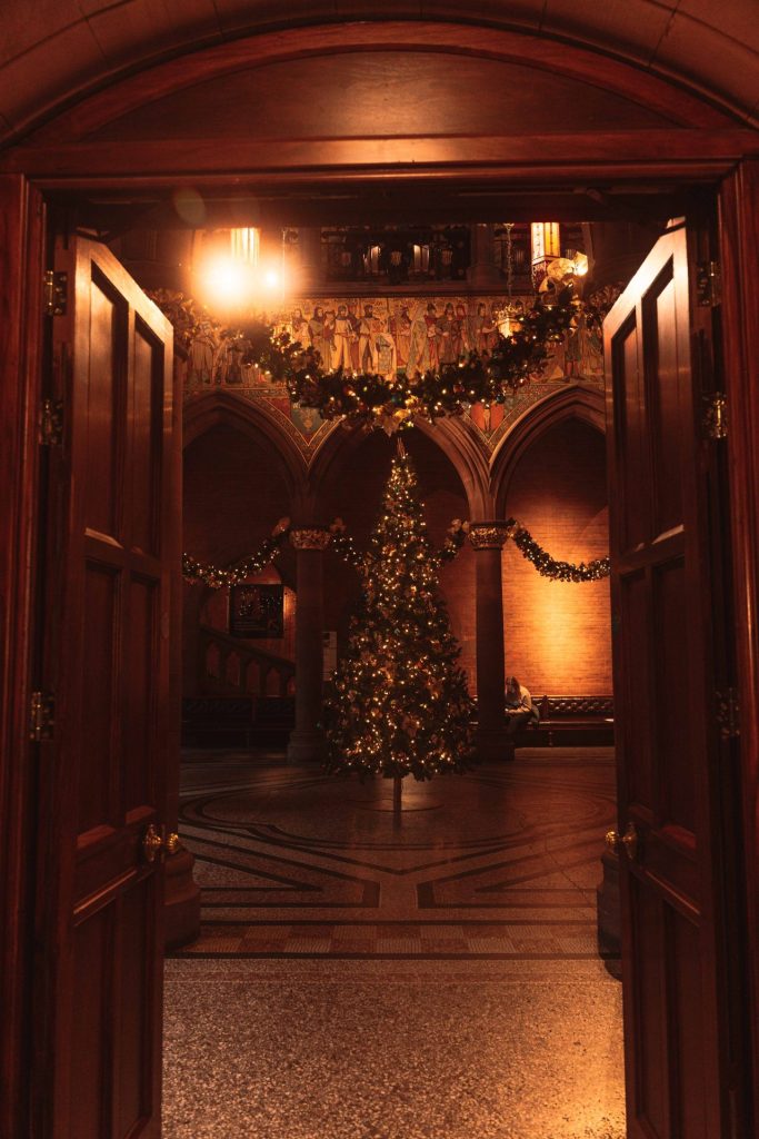 Scottish National Portrait Gallery at Christmas