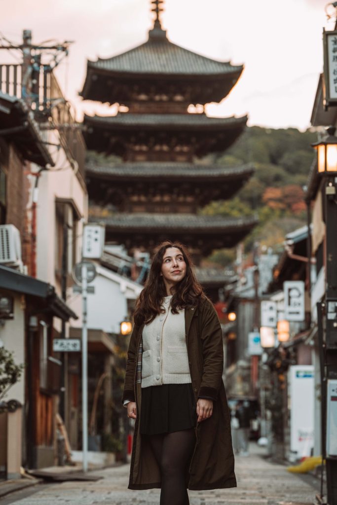 Sannenzaka em Quioto, ruelas tradicionais perfeitas para fotos e para sentir a cultura japonesa no bairro de Higashiyama.