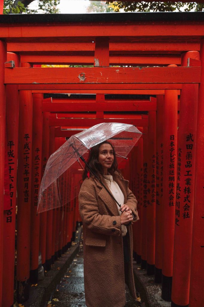 Tokyo itinerary map with travel planning locations