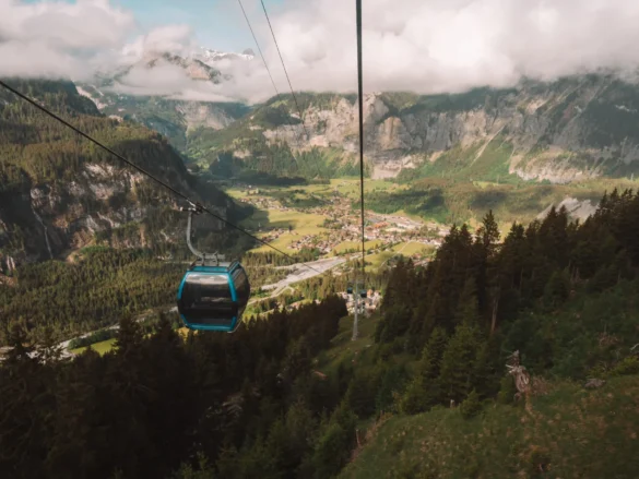 Cable Car to Lake Oeschinensee