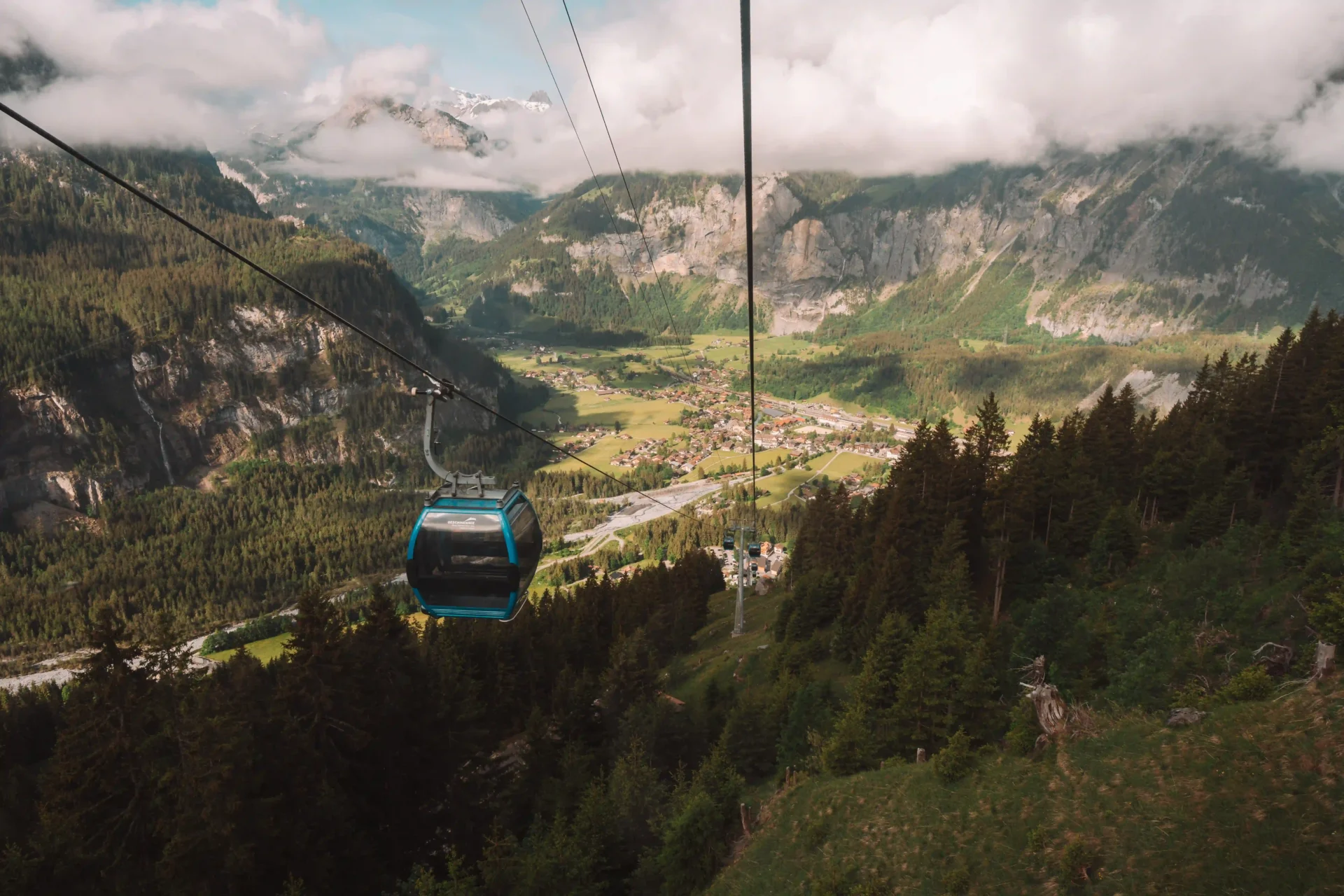 Cable Car to Lake Oeschinensee